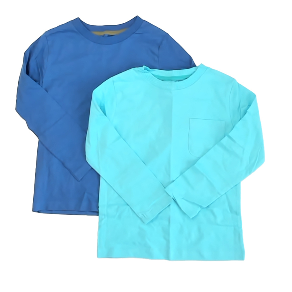 Mightly Boys Aqua | Blue Long Sleeve T-Shirt size: 2-5T